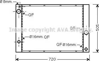 Ava Quality Cooling BW 2338 - Jäähdytin,moottorin jäähdytys inparts.fi