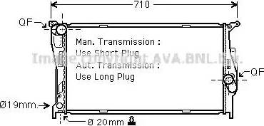 Ava Quality Cooling BW 2293 - Jäähdytin,moottorin jäähdytys inparts.fi