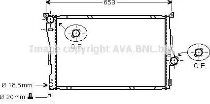 Ava Quality Cooling BW 2205 - Jäähdytin,moottorin jäähdytys inparts.fi