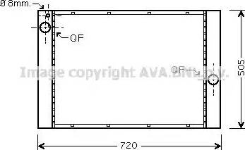 Ava Quality Cooling BW 2284 - Jäähdytin,moottorin jäähdytys inparts.fi