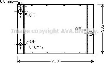 Ava Quality Cooling BW 2285 - Jäähdytin,moottorin jäähdytys inparts.fi