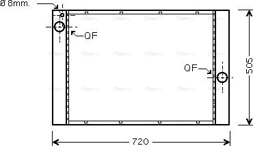 Ava Quality Cooling BW 2283 - Jäähdytin,moottorin jäähdytys inparts.fi