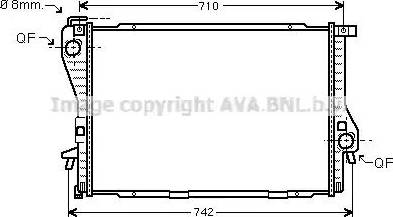 Ava Quality Cooling BW 2235 - Jäähdytin,moottorin jäähdytys inparts.fi