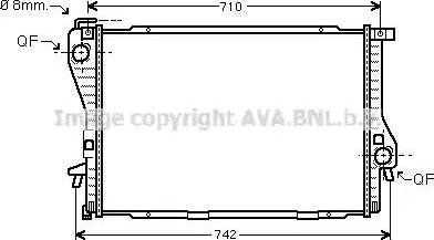 Ava Quality Cooling BW 2233 - Jäähdytin,moottorin jäähdytys inparts.fi