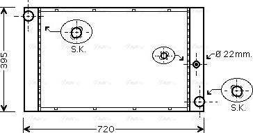 Ava Quality Cooling BW 2277 - Jäähdytin,moottorin jäähdytys inparts.fi