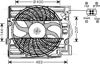 Ava Quality Cooling BW 7509 - Tuuletin, moottorin jäähdytys inparts.fi