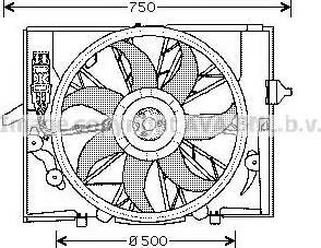 Ava Quality Cooling BW 7504 - Tuuletin, moottorin jäähdytys inparts.fi