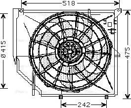 Ava Quality Cooling BW 7502 - Tuuletin, moottorin jäähdytys inparts.fi