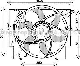 Ava Quality Cooling BW 7515 - Tuuletin, moottorin jäähdytys inparts.fi