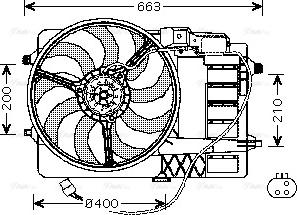 Ava Quality Cooling BW 7516 - Tuuletin, moottorin jäähdytys inparts.fi