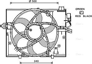 Ava Quality Cooling BW7531 - Tuuletin, moottorin jäähdytys inparts.fi