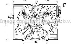 Ava Quality Cooling BW7533 - Tuuletin, moottorin jäähdytys inparts.fi