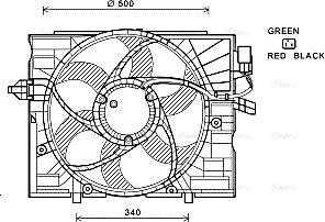 Ava Quality Cooling BW7532 - Tuuletin, moottorin jäähdytys inparts.fi