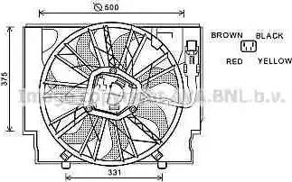 Ava Quality Cooling BW7529 - Tuuletin, moottorin jäähdytys inparts.fi