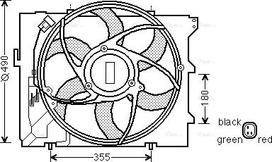 Ava Quality Cooling BW 7523 - Tuuletin, moottorin jäähdytys inparts.fi