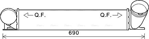Ava Quality Cooling BWA4482 - Välijäähdytin inparts.fi
