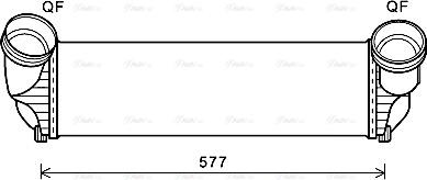 Ava Quality Cooling BWA4543 - Välijäähdytin inparts.fi