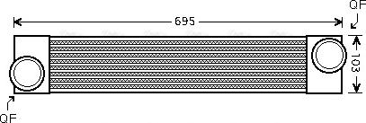 Ava Quality Cooling BWA4346 - Välijäähdytin inparts.fi