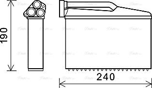 Ava Quality Cooling BWA6541 - Lämmityslaitteen kenno inparts.fi