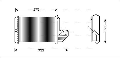 Ava Quality Cooling BWA6172 - Lämmityslaitteen kenno inparts.fi