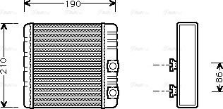 Ava Quality Cooling BWA6211 - Lämmityslaitteen kenno inparts.fi