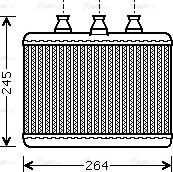 Ava Quality Cooling BWA6271 - Lämmityslaitteen kenno inparts.fi