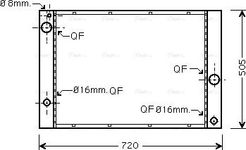 Ava Quality Cooling BWA2338 - Jäähdytin,moottorin jäähdytys inparts.fi