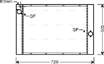 Ava Quality Cooling BWA2284 - Jäähdytin,moottorin jäähdytys inparts.fi