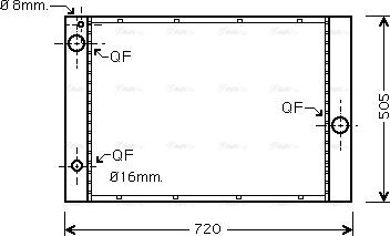 Ava Quality Cooling BWA2285 - Jäähdytin,moottorin jäähdytys inparts.fi