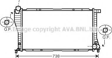 Ava Quality Cooling BWA2234 - Jäähdytin,moottorin jäähdytys inparts.fi