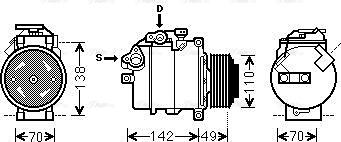 Ava Quality Cooling BWAK411 - Kompressori, ilmastointilaite inparts.fi