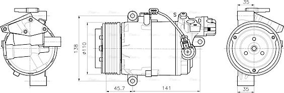 Ava Quality Cooling BWAK630 - Kompressori, ilmastointilaite inparts.fi