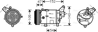 Ava Quality Cooling BWAK076 - Kompressori, ilmastointilaite inparts.fi