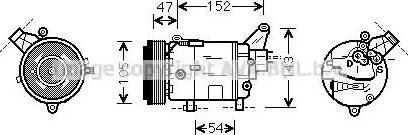 Ava Quality Cooling BW K076 - Kompressori, ilmastointilaite inparts.fi