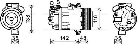 Ava Quality Cooling BWAK390 - Kompressori, ilmastointilaite inparts.fi