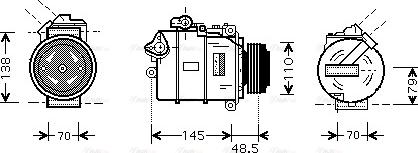 Ava Quality Cooling BWAK309 - Kompressori, ilmastointilaite inparts.fi