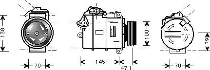 Ava Quality Cooling BWAK306 - Kompressori, ilmastointilaite inparts.fi