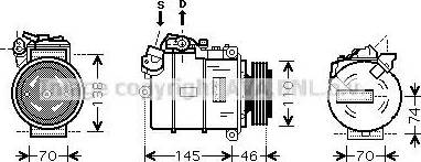 Ava Quality Cooling BW K318 - Kompressori, ilmastointilaite inparts.fi