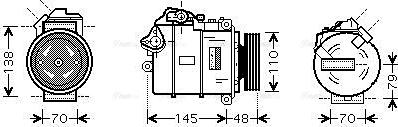 Ava Quality Cooling BWAK317 - Kompressori, ilmastointilaite inparts.fi