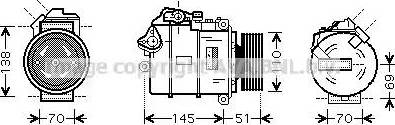 Ava Quality Cooling BWK384 - Kompressori, ilmastointilaite inparts.fi