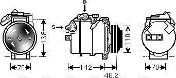 Ava Quality Cooling BWAK385 - Kompressori, ilmastointilaite inparts.fi