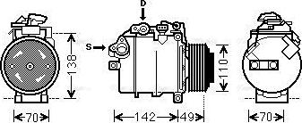 Ava Quality Cooling BWAK387 - Kompressori, ilmastointilaite inparts.fi