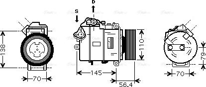 Ava Quality Cooling BW K330 - Kompressori, ilmastointilaite inparts.fi