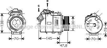 Ava Quality Cooling BWAK331 - Kompressori, ilmastointilaite inparts.fi