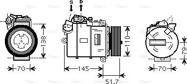 Ava Quality Cooling BWAK329 - Kompressori, ilmastointilaite inparts.fi