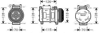 Ava Quality Cooling BWAK229 - Kompressori, ilmastointilaite inparts.fi