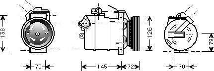 Ava Quality Cooling BWAK226 - Kompressori, ilmastointilaite inparts.fi