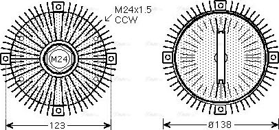 Ava Quality Cooling BW C322 - Kytkin, jäähdytystuuletin inparts.fi