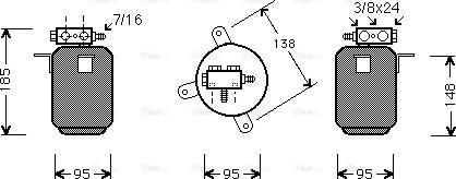 Ava Quality Cooling BW D028 - Kuivain, ilmastointilaite inparts.fi