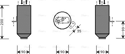 Ava Quality Cooling BW D217 - Kuivain, ilmastointilaite inparts.fi